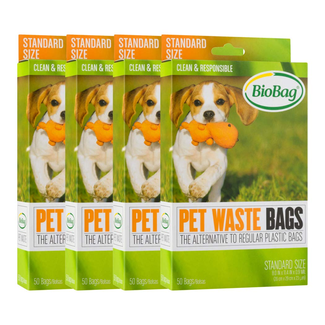 BioBag boîtes 4 pack de sacs compostables, pratique et écologique.