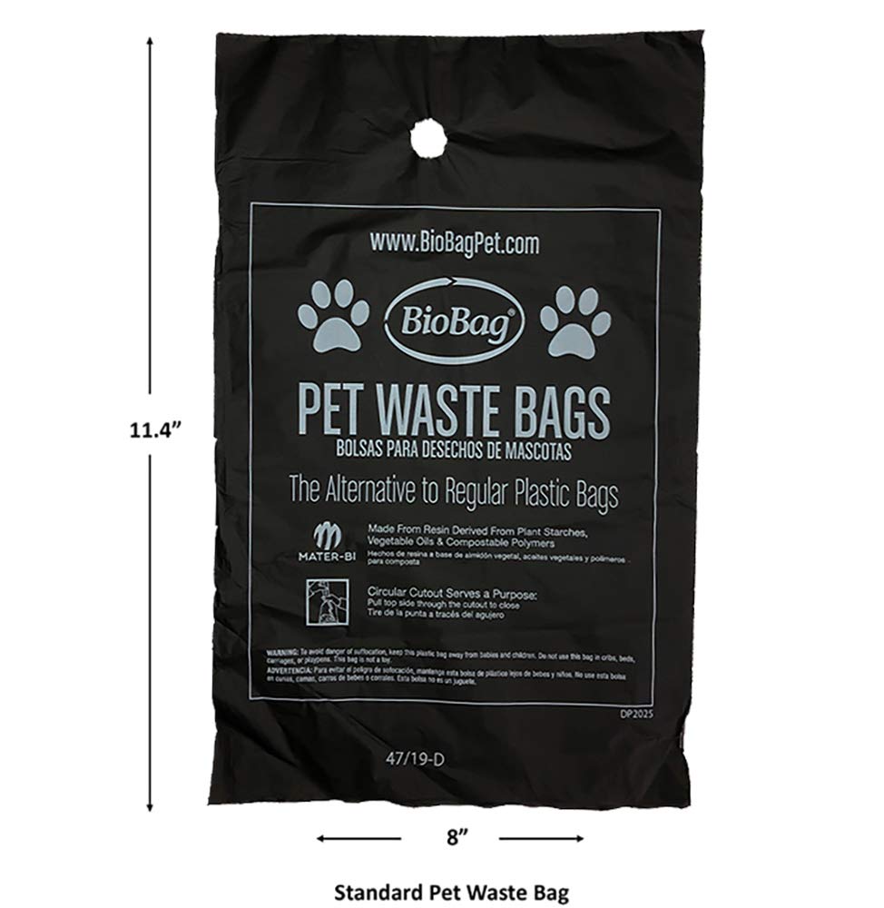 BioBag sacs poubelle chien format standard, adapté pour petites et moyennes races.