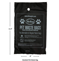 BioBag sacs poubelle chien format standard, adapté pour petites et moyennes races.