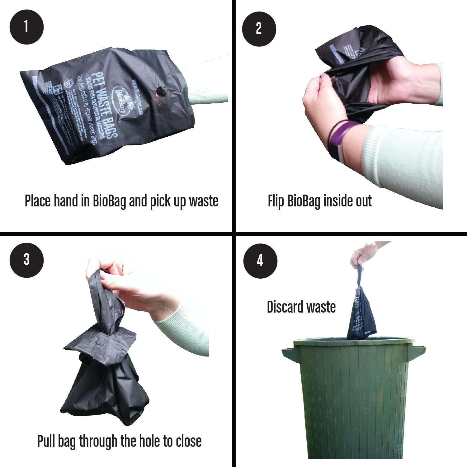 BioBag usage lors d’une promenade avec chien, accessibilité et praticité.