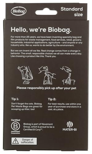 BioBag utilisé lors d’une promenade quotidienne avec chien, pratique et propre.