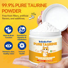 Doseur BioBiopaw Taurine 250 mg, dosage pratique pour le quotidien.
