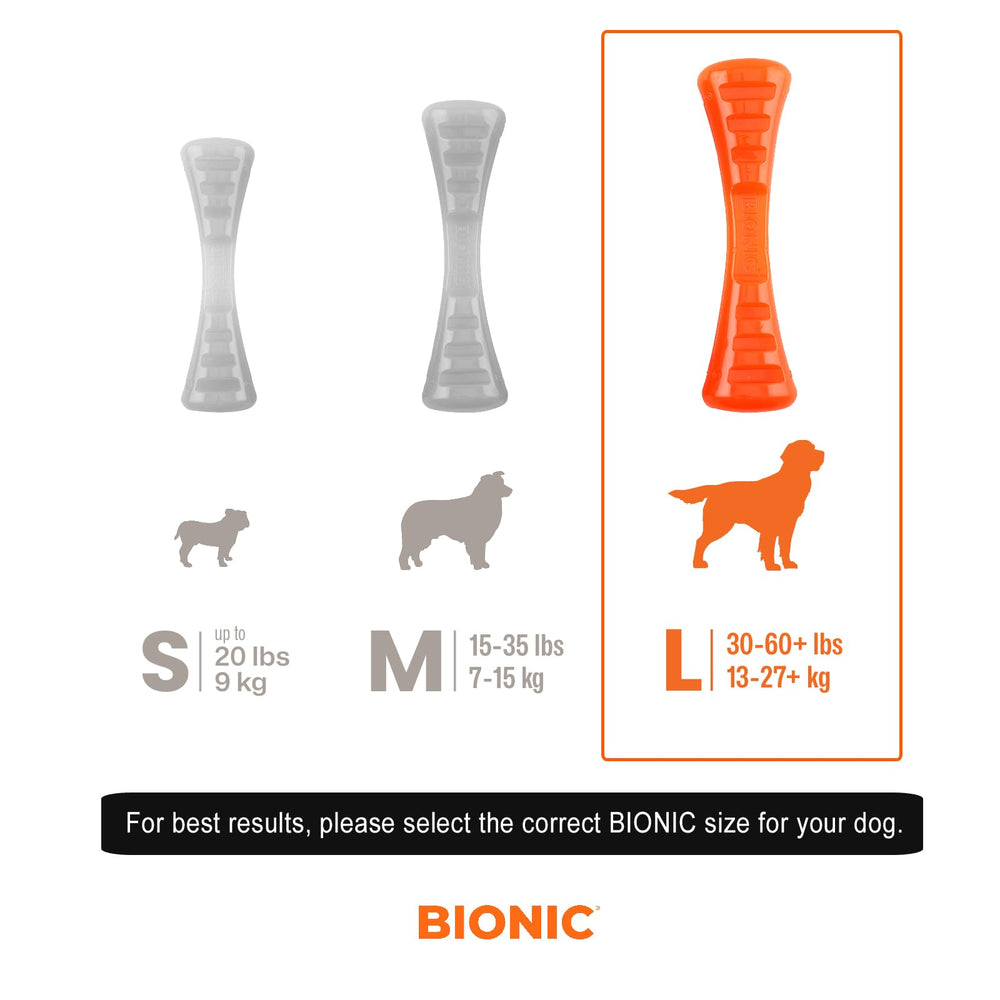 Jouet BIONIC Urban Stick, gros plan sur zone de morsure pour plus de sécurité.