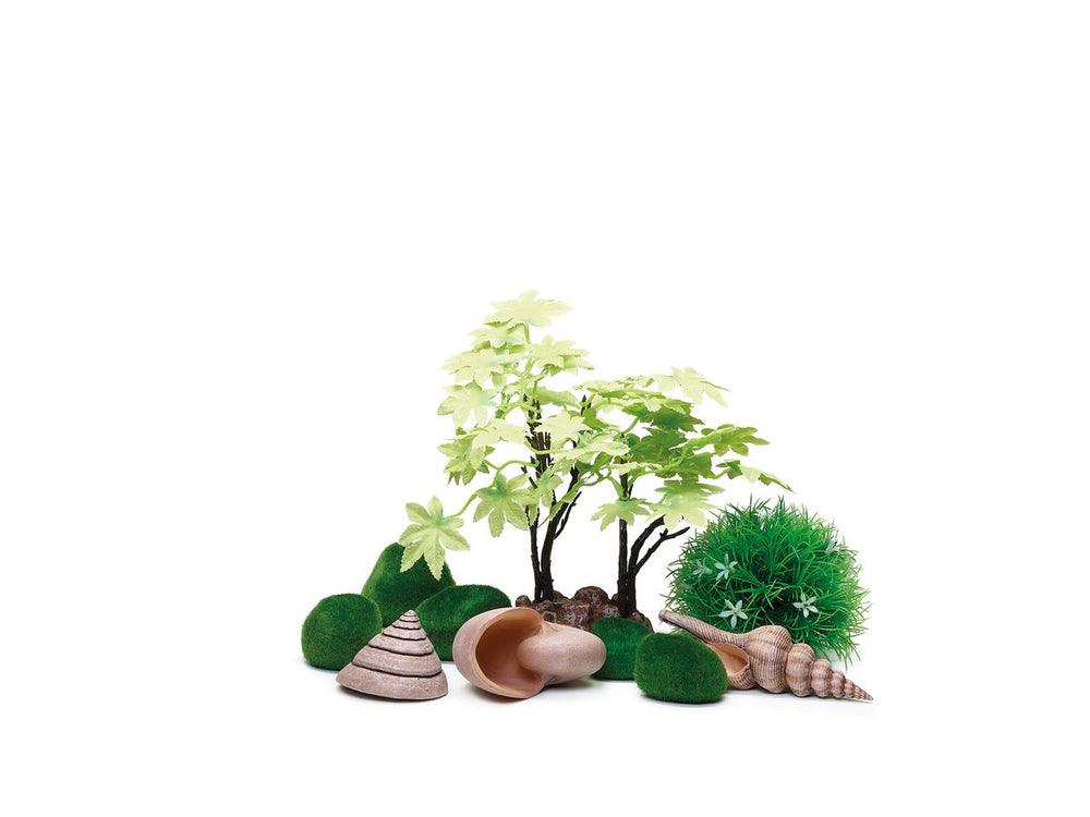biOrb Déco Été arbre maple vert, crée un point focal élégant dans l'aquarium.