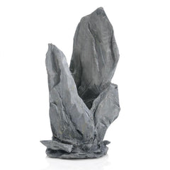 BiOrb Ornement d'empilement en ardoise gris moyen pour aquarium, décor élégant et durable.
