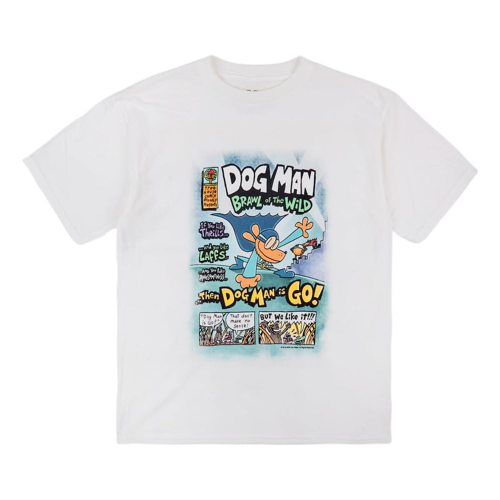 Tee-shirts Dog Man à impressions vives pour un style décontracté.