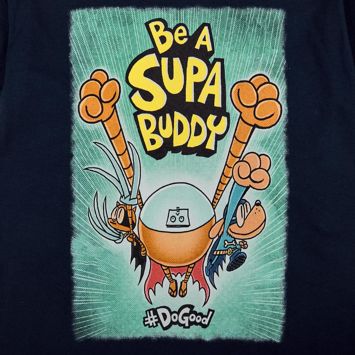 Dog Man tee-shirts faciles à laver avec couleurs résistant au lavage.