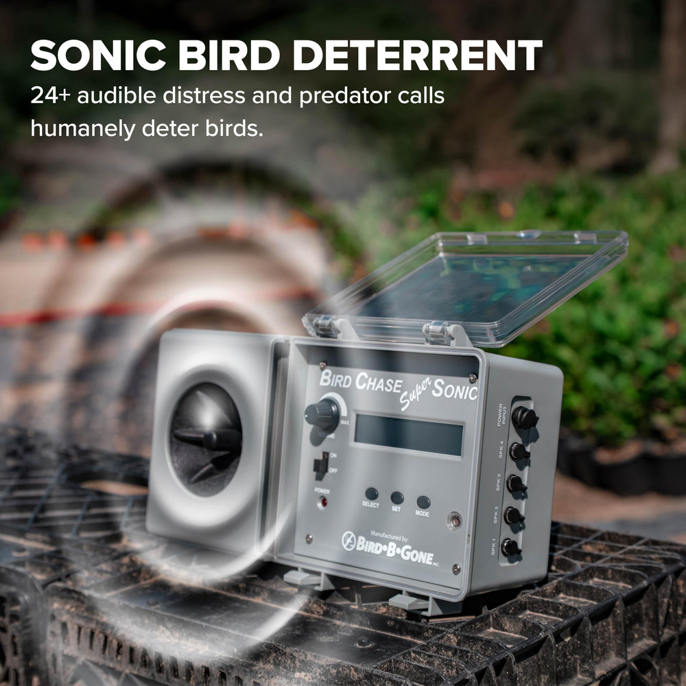 Bird B Gone Bird Chase Super Sonic - programmation simple et personnalisation