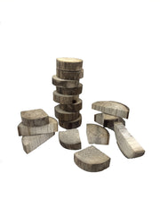 Bird Kabob Yucca Parrot Chips servi dans un bol comme collation naturelle.