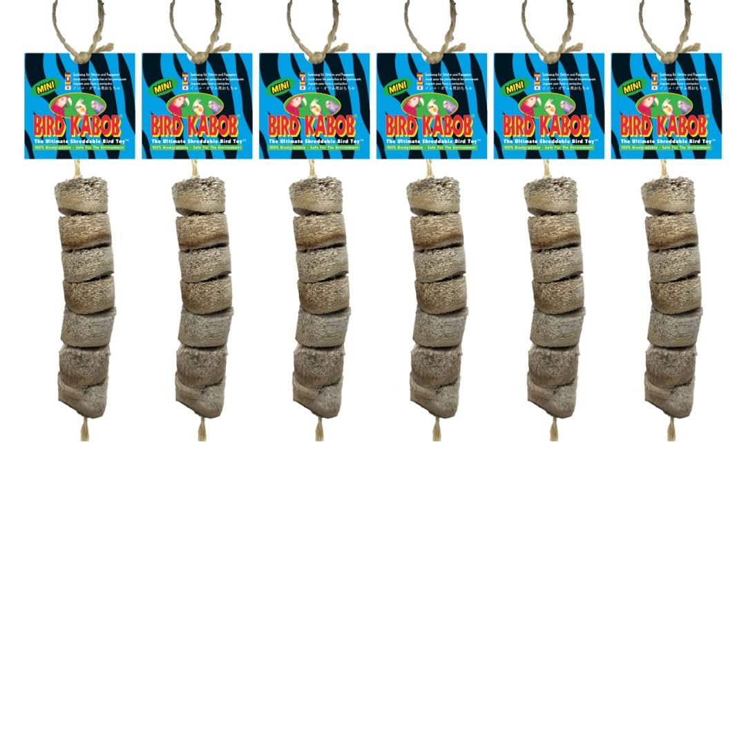 Bird Kabob Mini: jouet yucca, stimule le rongement sain et l'enrichissement mental.