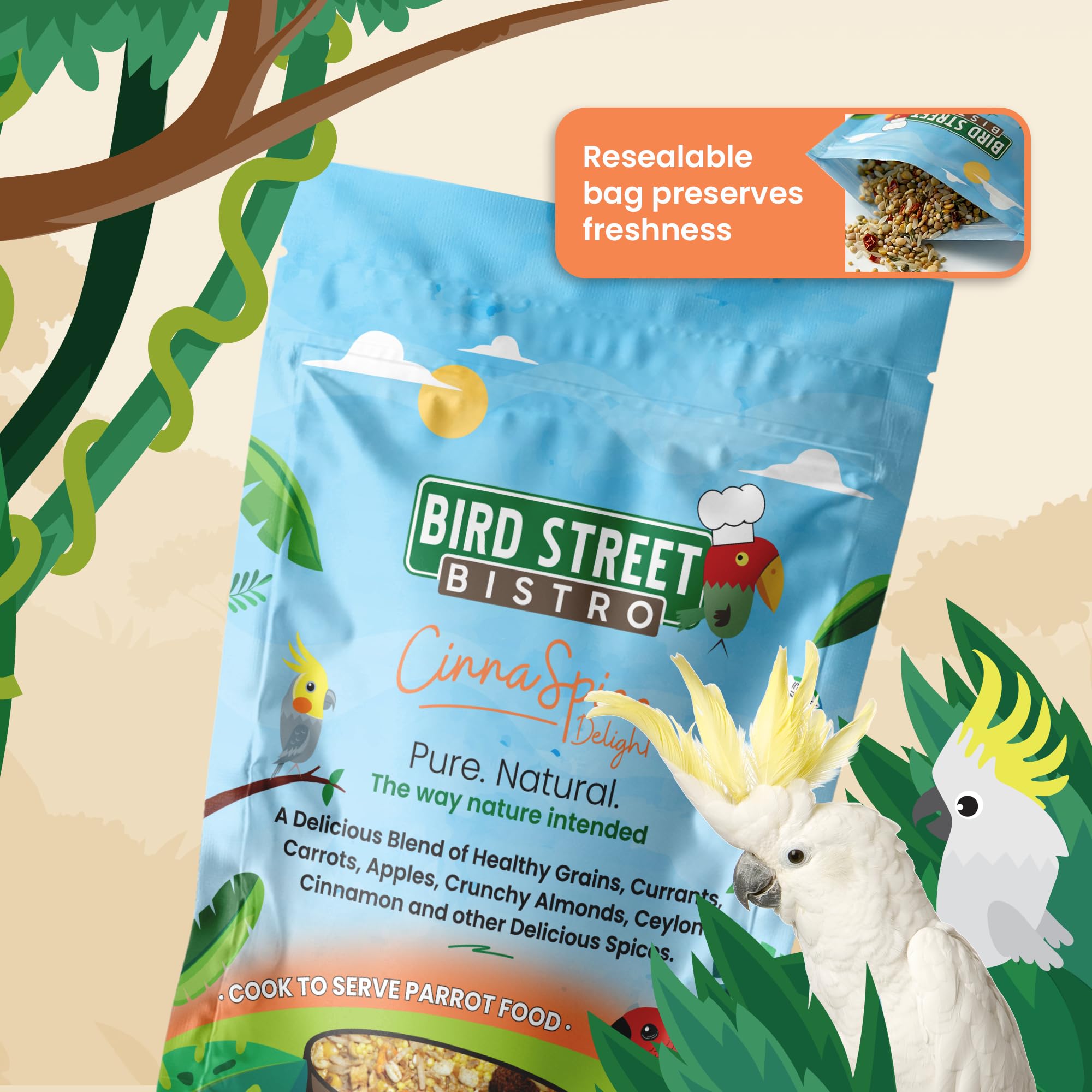Bird Street Bistro CinnaSpice cuisson rapide - prêt en 3 à 15 minutes