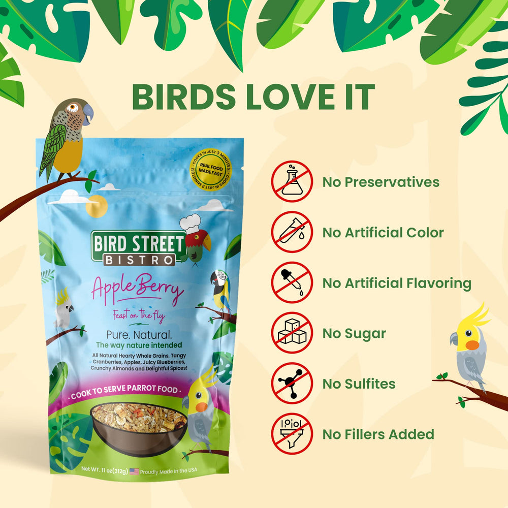Bird Street Bistro – légumes séchés et noix faibles en graisse.