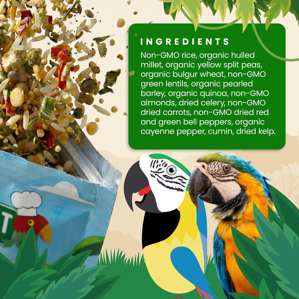 Bird Street Bistro: mélange grains naturels pour une alimentation équilibrée.
