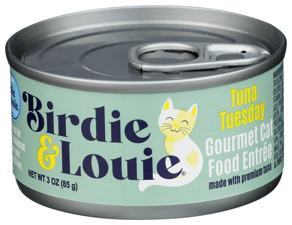 Birdie & Louie boîte thon-mardi 85 g, pratique et fraîche.