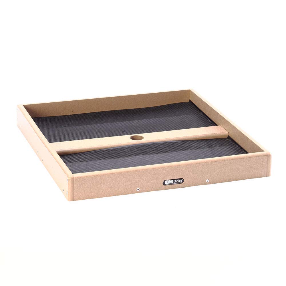 Birds Choice plateau ouvert collecte-graines: plateau pratique pour attirer les oiseaux et récupérer les graines.