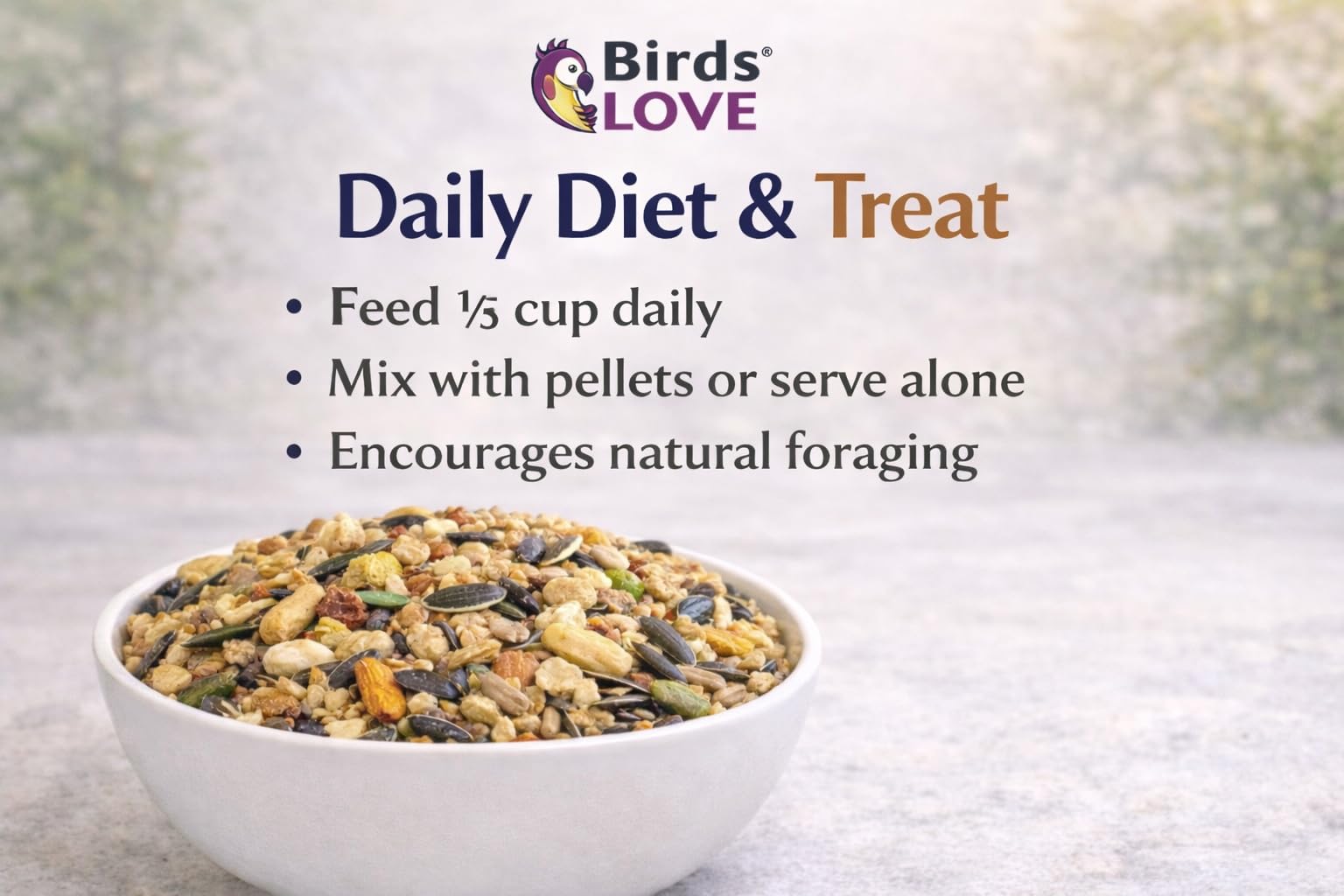 Birds LOVE melange naturel sans conservateurs