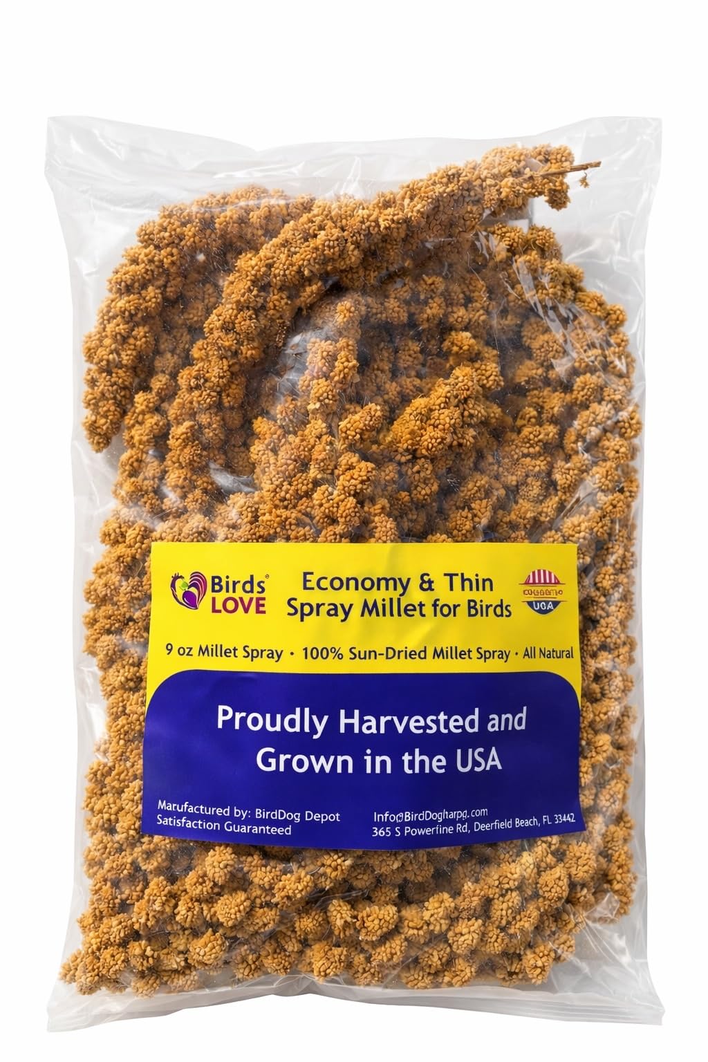 Birds LOVE millet en tiges sèches prêt à nourrir vos oiseaux.