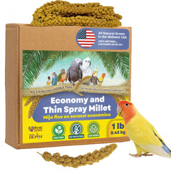 Birds LOVE millet entier sans tiges, encas naturel pour oiseaux.