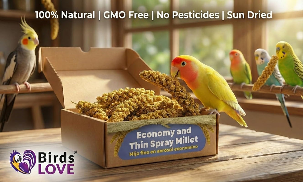 Birds LOVE Millet – peut être germé pour des germes nutritifs.
