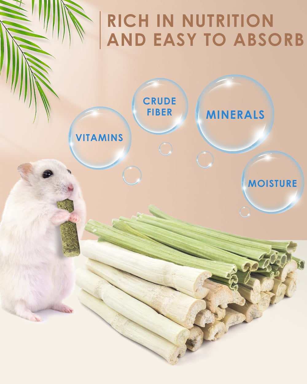 Bissap batonnet bambou sucre: collation saine pour dents et digestion.