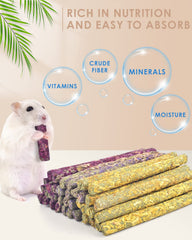 Bissap bâtonnets myosotis pour petits animaux, stimule l’activité et l’appétit.