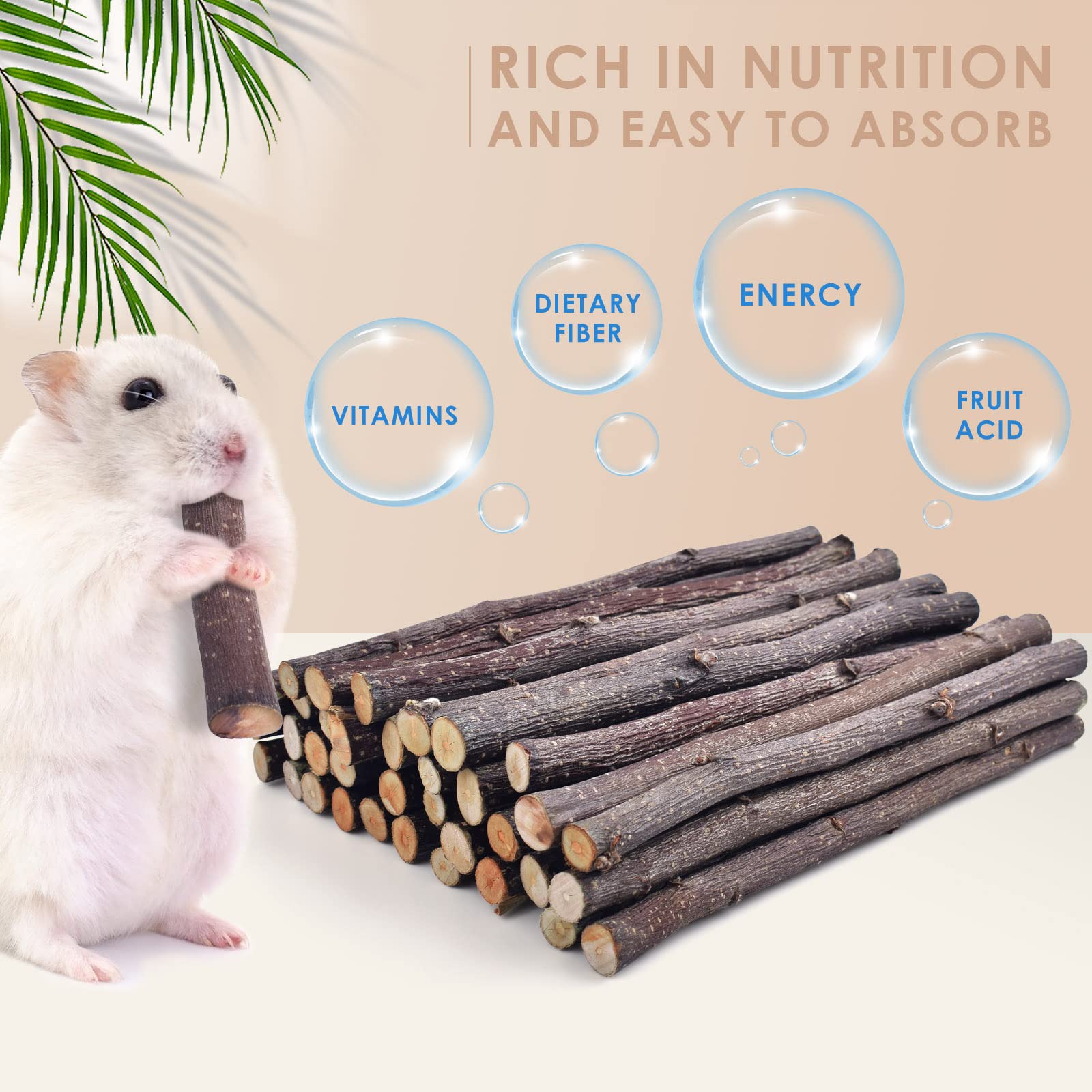 Bissap bâtons pomme chinchillas: plaisir fruité et usure régulière des dents