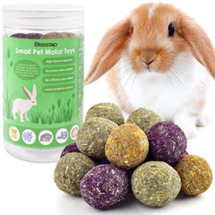 Bissap Bunny : balles fleurs naturelles pour lapins et petits animaux, stimulation de la mastication.