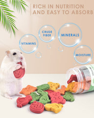 Bissap Bunny Chew Toys foin timothy: formulation naturelle pour soutenir l'appétit et la mastication.