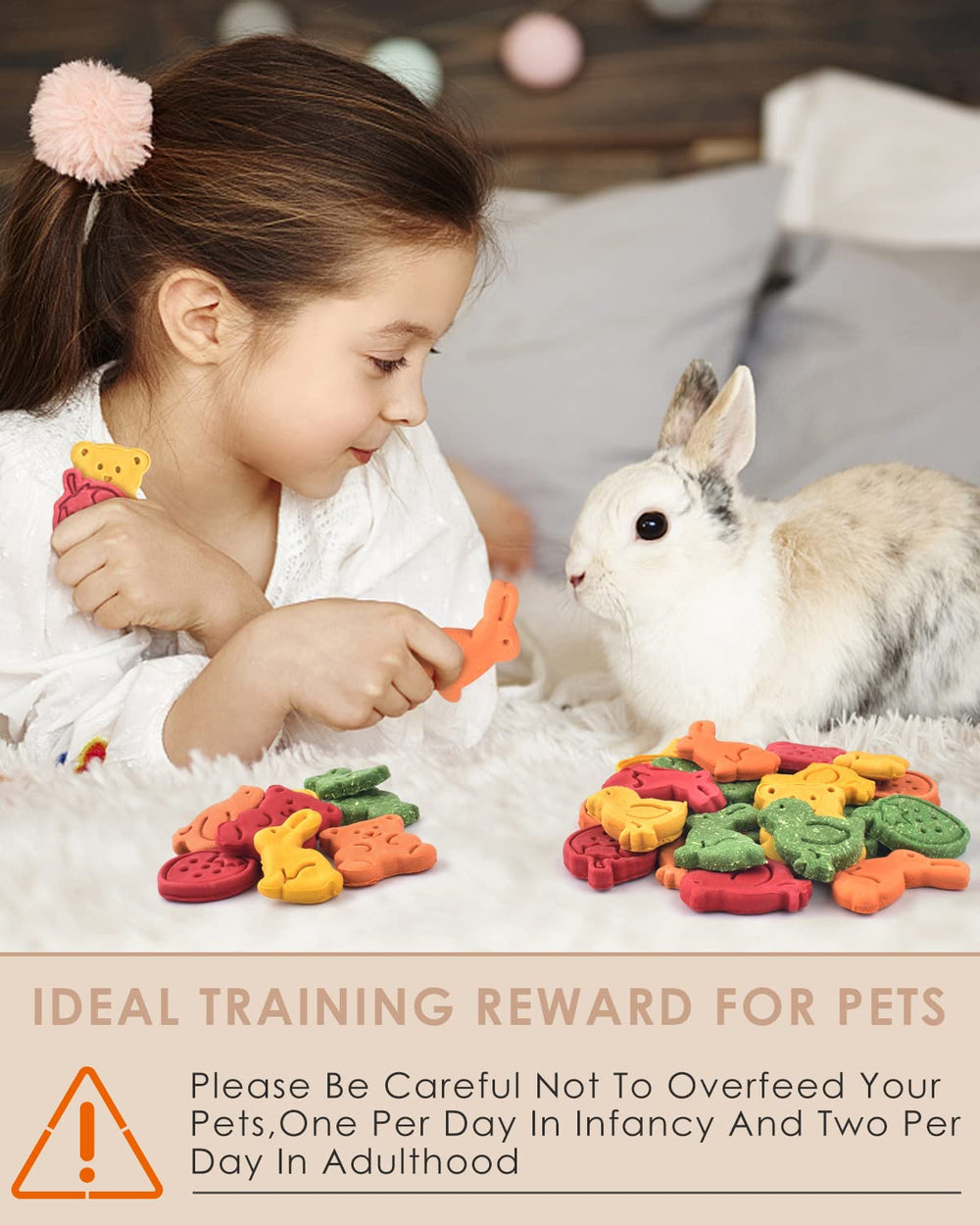 Bissap Bunny Chew Toys formes lapin et ours: stimulation visuelle durant le jeu.