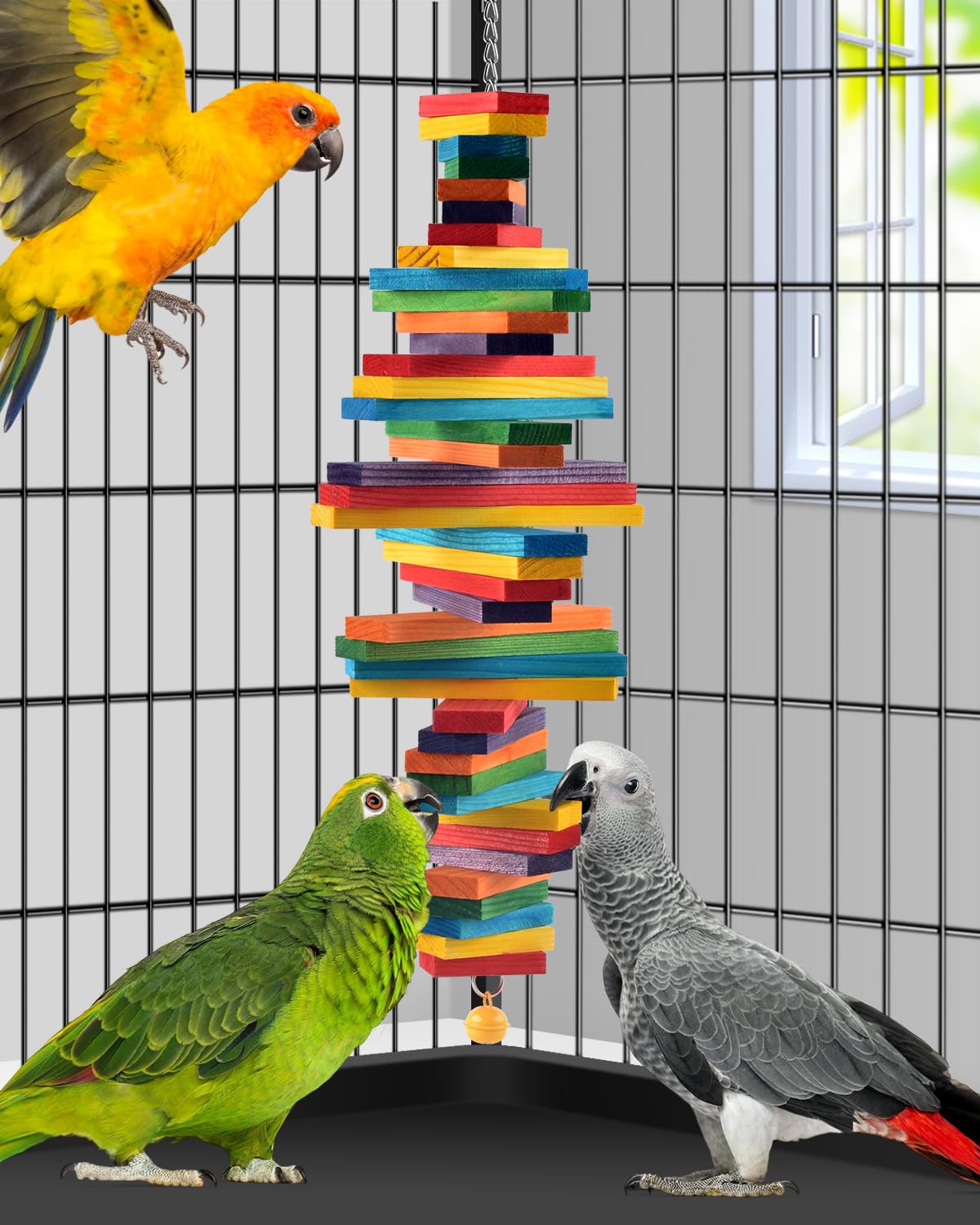 Jouet Bissap couleurs vivantes, stimulation sensorielle et curiosité accrue.