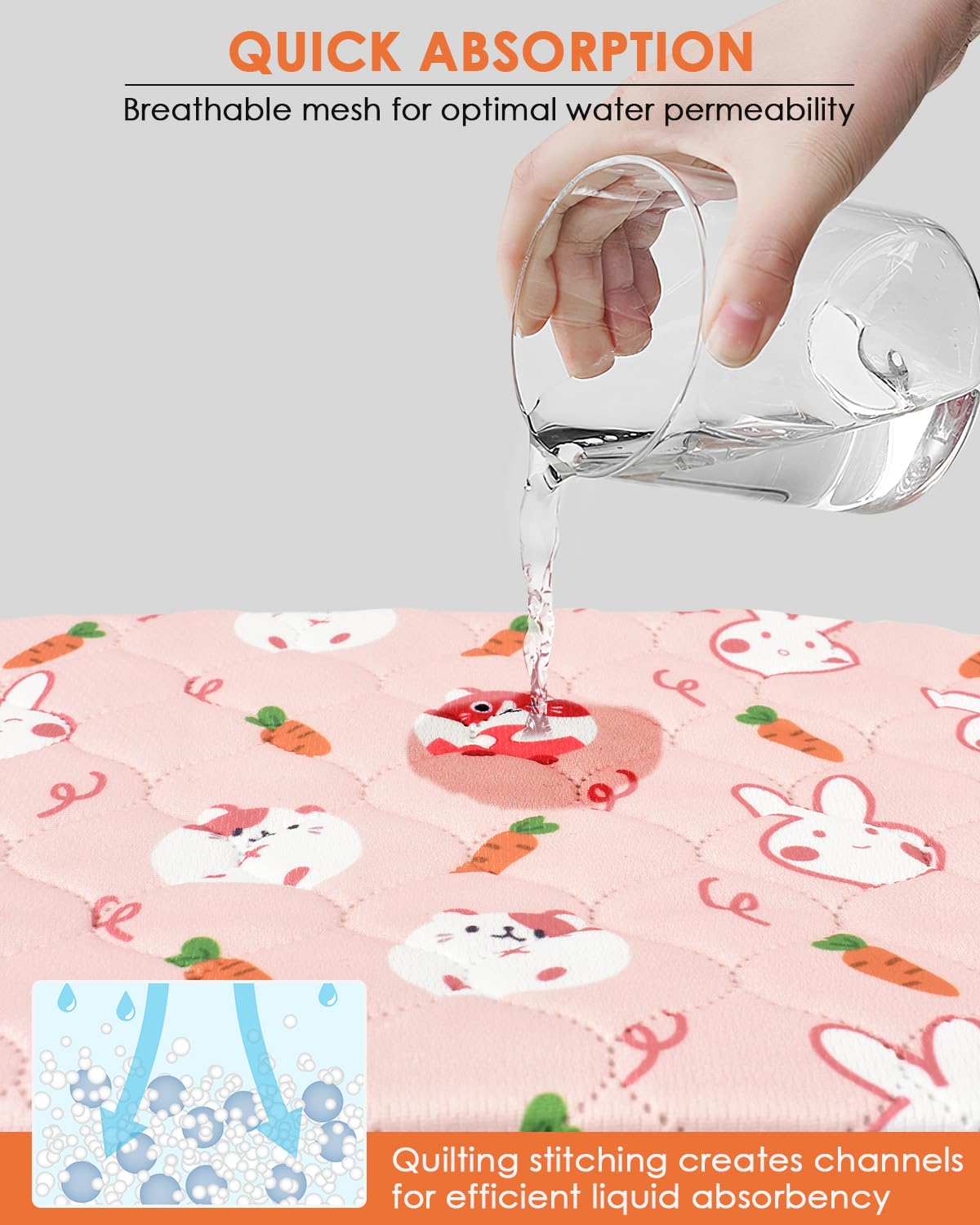 Drap lavable Bissap, réutilisable et durable.