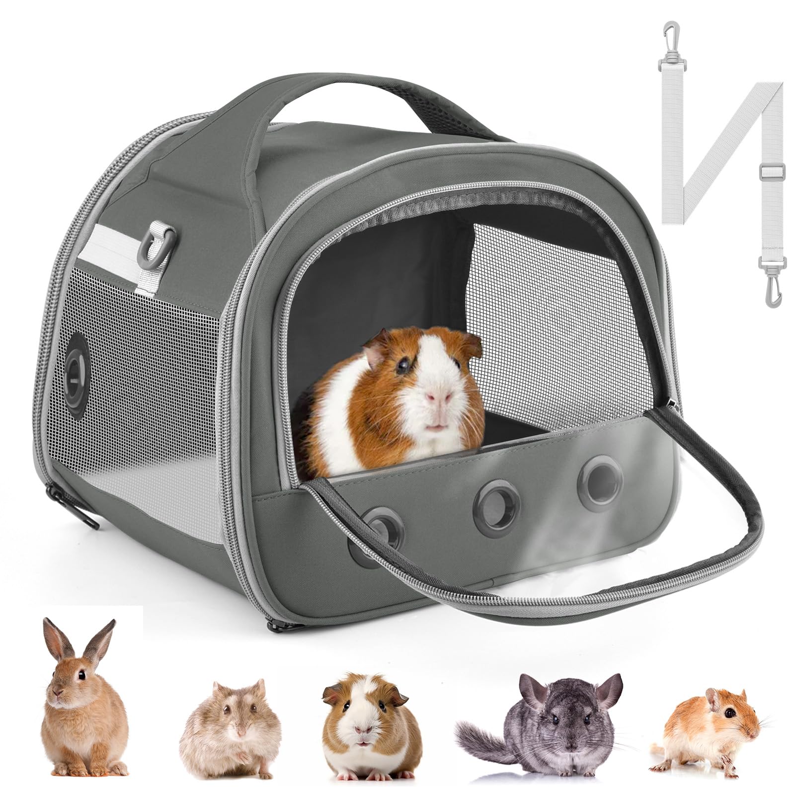Bissap sac transport avec fenêtre transparente pour surveiller l animal en voyage