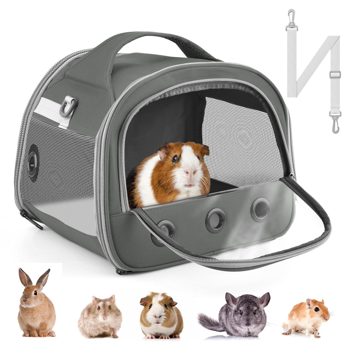 Bissap sac transport avec fenêtre transparente pour surveiller l animal en voyage