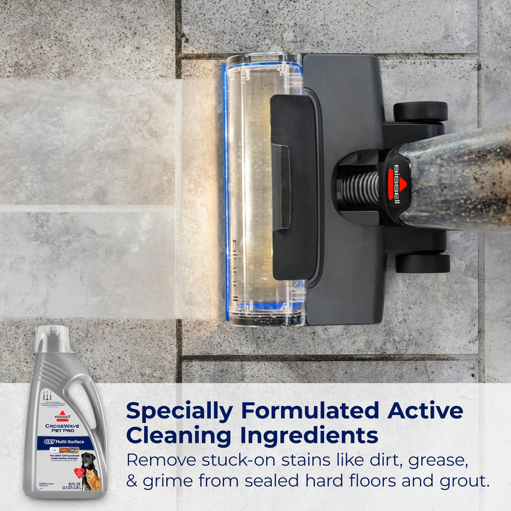 CrossWave PET PRO OXY – élimination des odeurs tenaces sur sols et tapis.