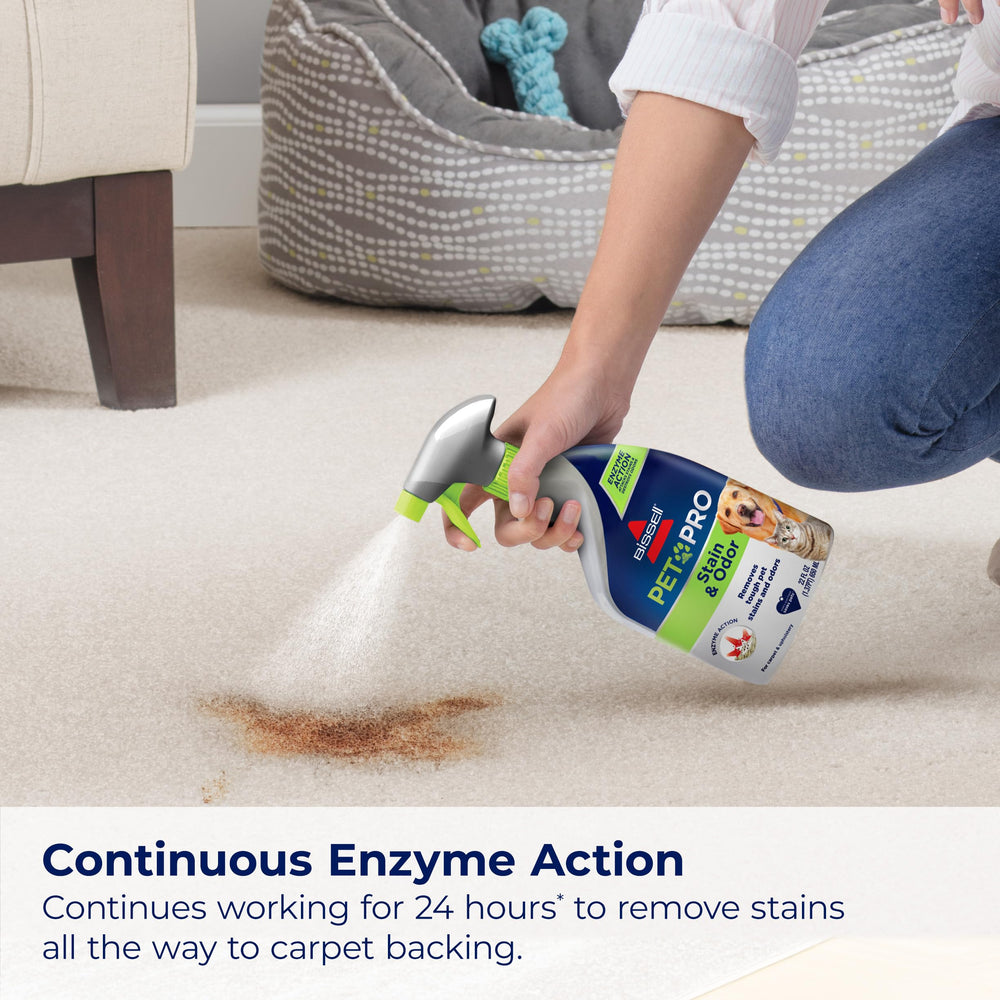Usage quotidien avec Bissell Pet Pro sur surfaces lavables et textiles.