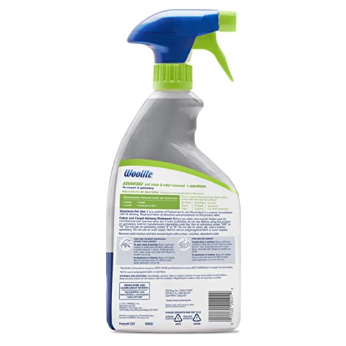 Bissell Woolite Avantage détachant-taches et odeurs sur mobilier, entretien doux.