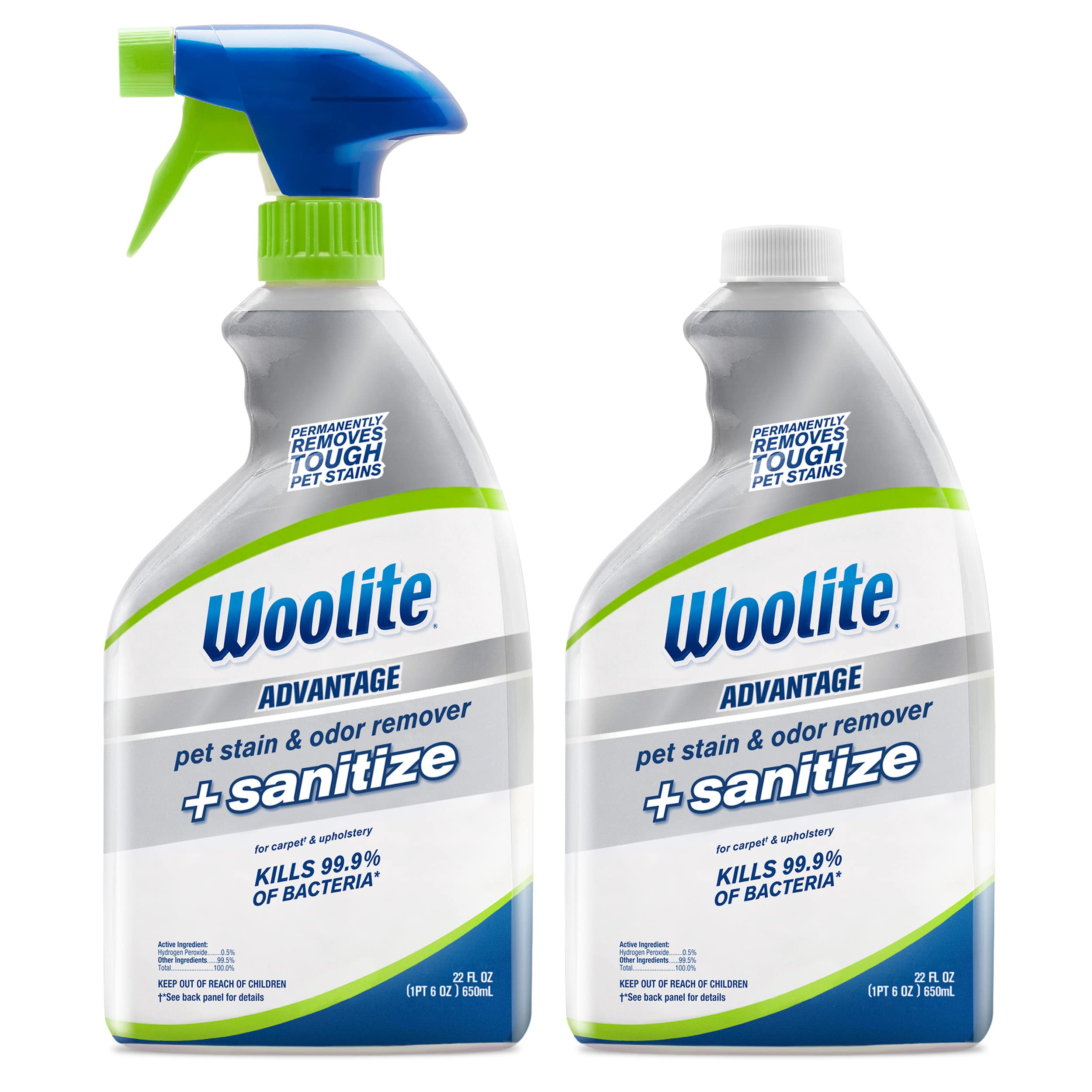 Bissell Woolite Avantage détachant-taches et odeurs sur tapis, nettoyage en profondeur.