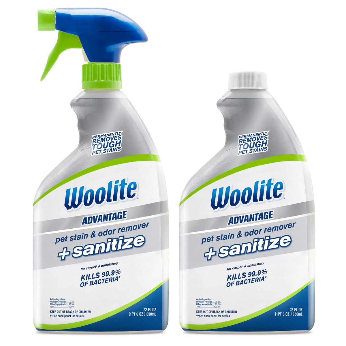 Bissell Woolite Avantage détachant-taches et odeurs sur tapis, nettoyage en profondeur.