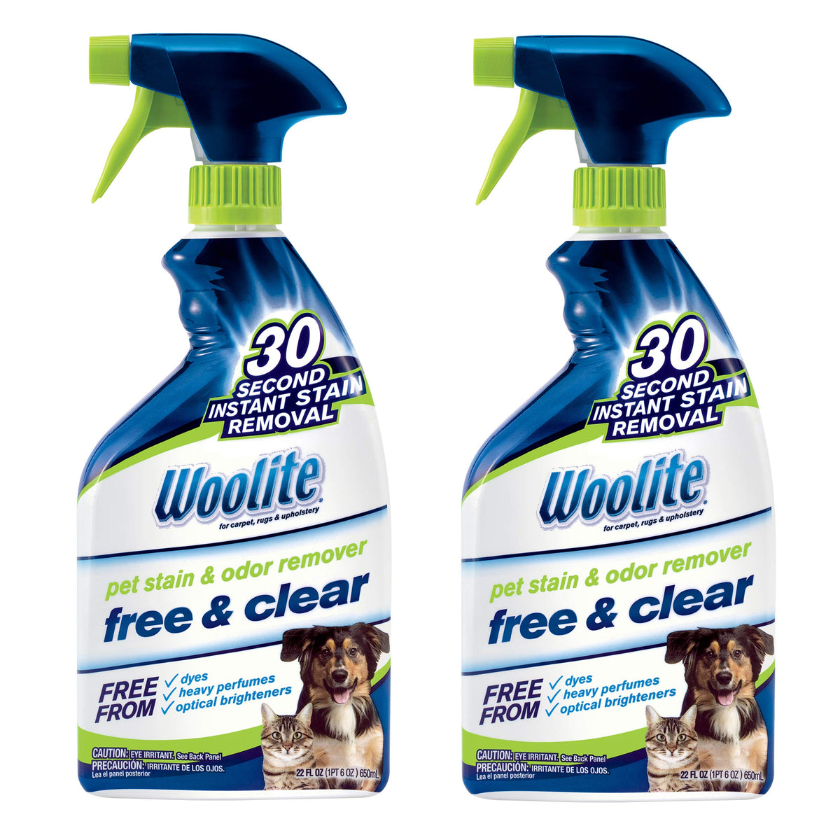 Bissell Woolite Free & Clear – bouteille spray prête à l’emploi et dépose rapide sur les taches.
