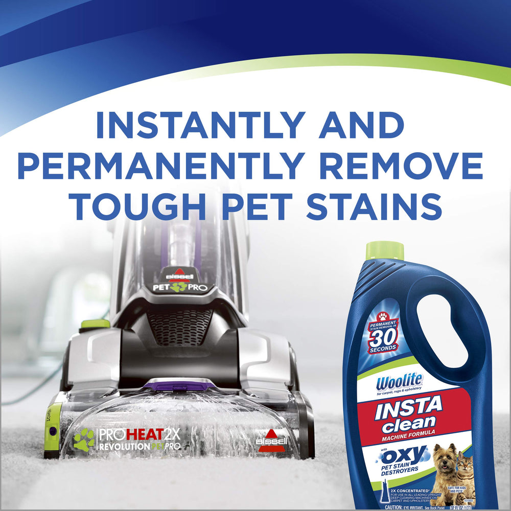 Bissell Woolite InstaClean Pet, détachage rapide en 30 secondes pour taches tenaces
