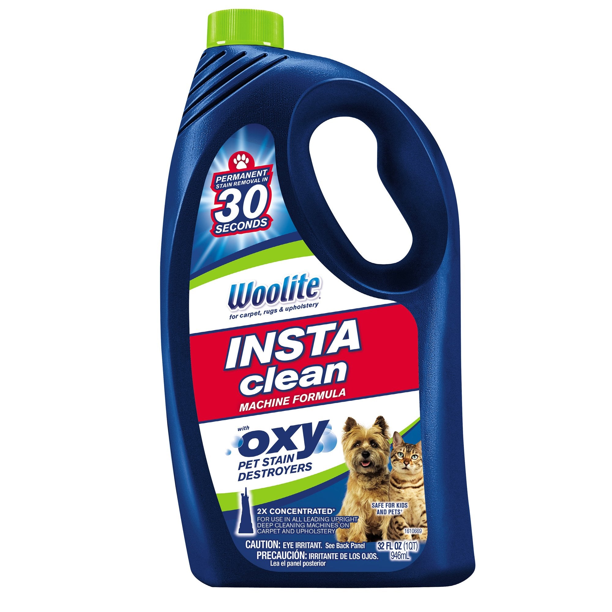 Bissell Woolite InstaClean Pet, bouteille 32 oz, détachage efficace des taches