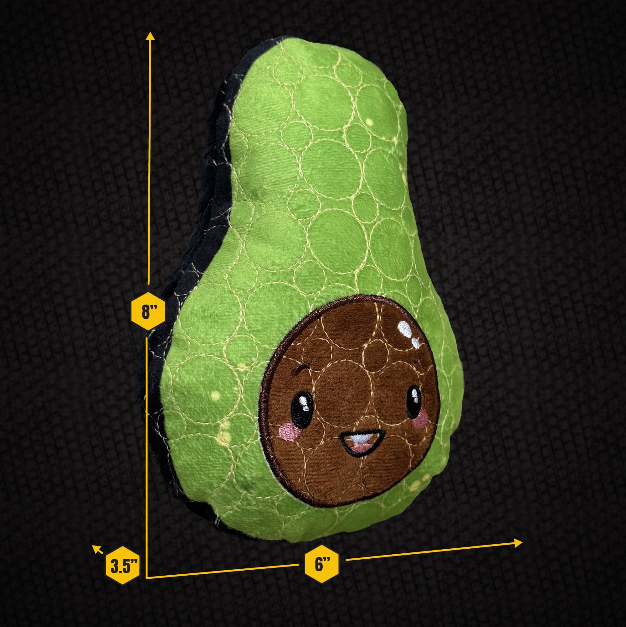 Bite Force avocat-sifflet, jouet intérieur-extérieur, usage polyvalent et pratique.