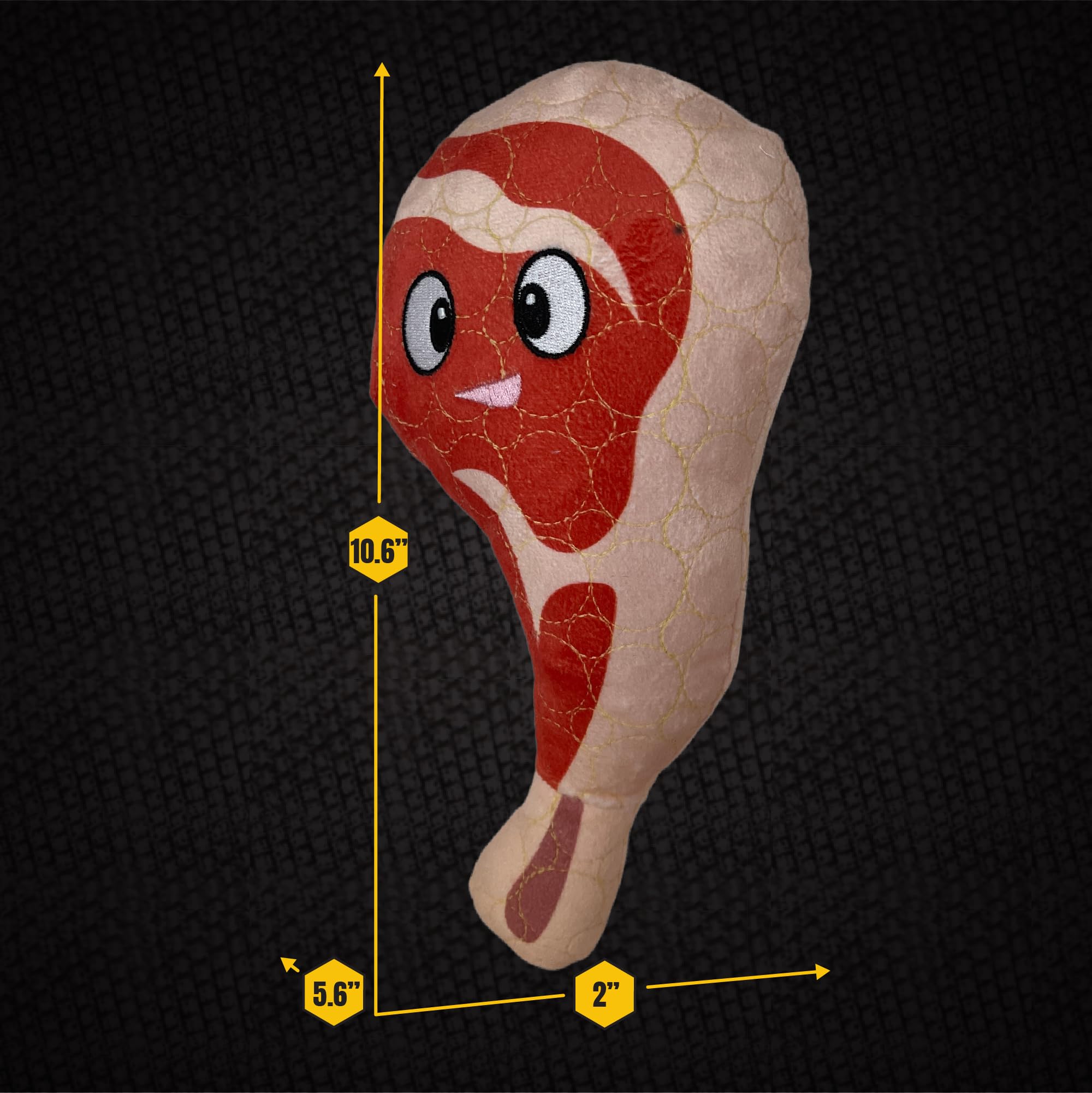Bite Force Ribby rouge – taille adaptée: petites et grandes pour tous les chiens.
