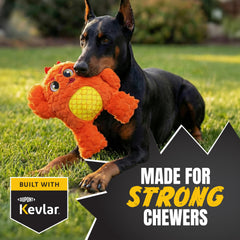 Jouet Bite Force renforcé Kevlar, parfait pour chiens qui mordent fort.