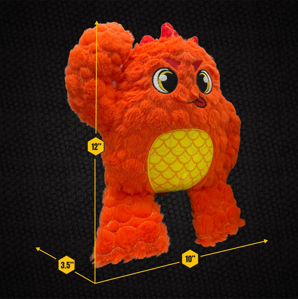 Jouet Bite Force avec sifflet intégré, stimule le jeu et l'interactivité.