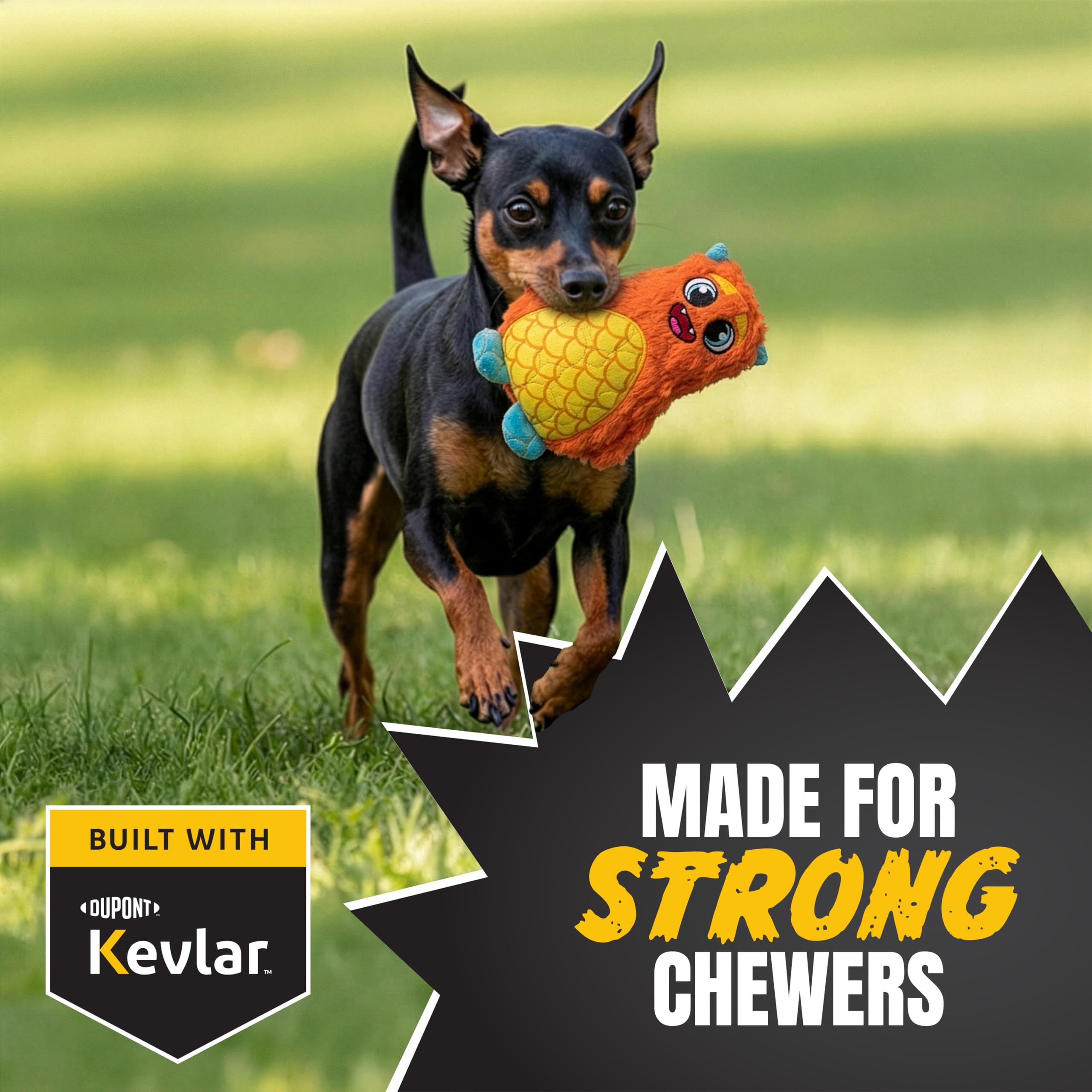 Jouet Bite Force avec Kevlar renforcé pour chiens puissants.