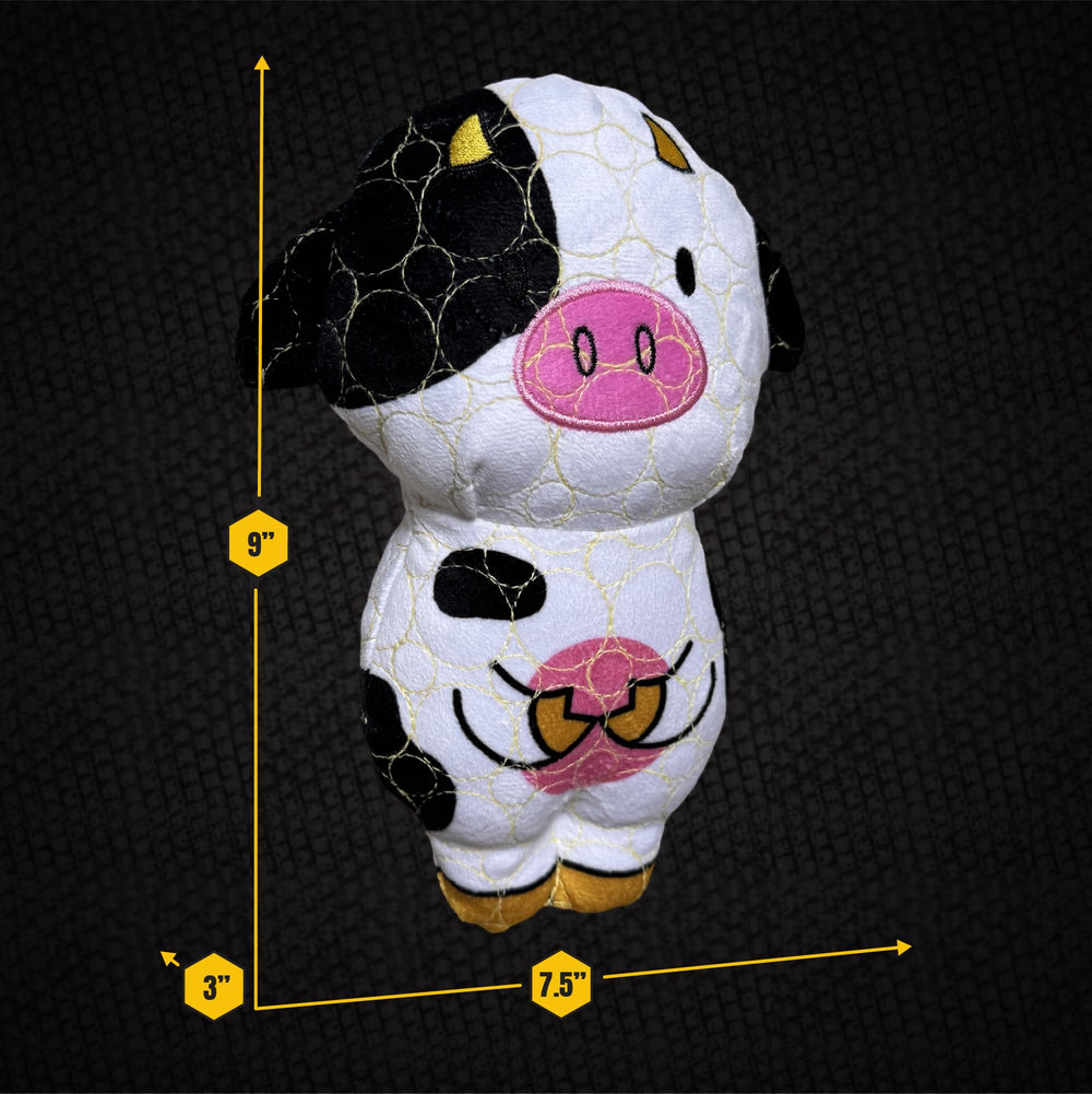 Texture peluche douce Bite Force, idéale pour les câlins et le réconfort.