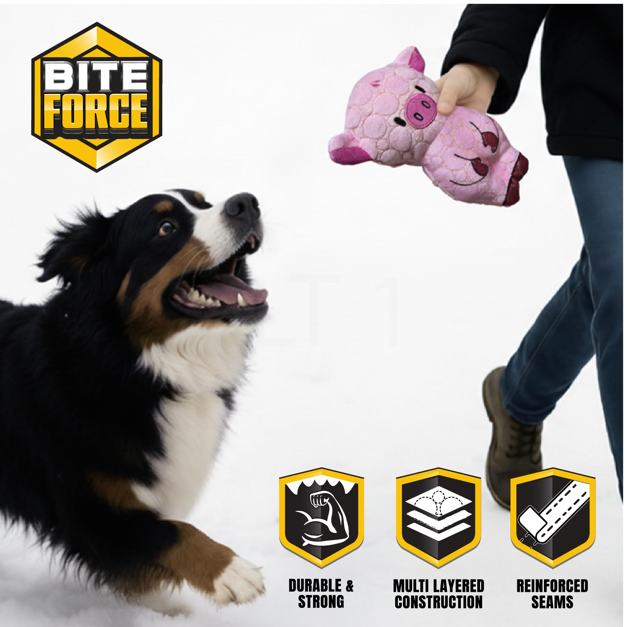 Bite Force Peppa Pig : jouet en plusieurs tailles pour tous les chiens