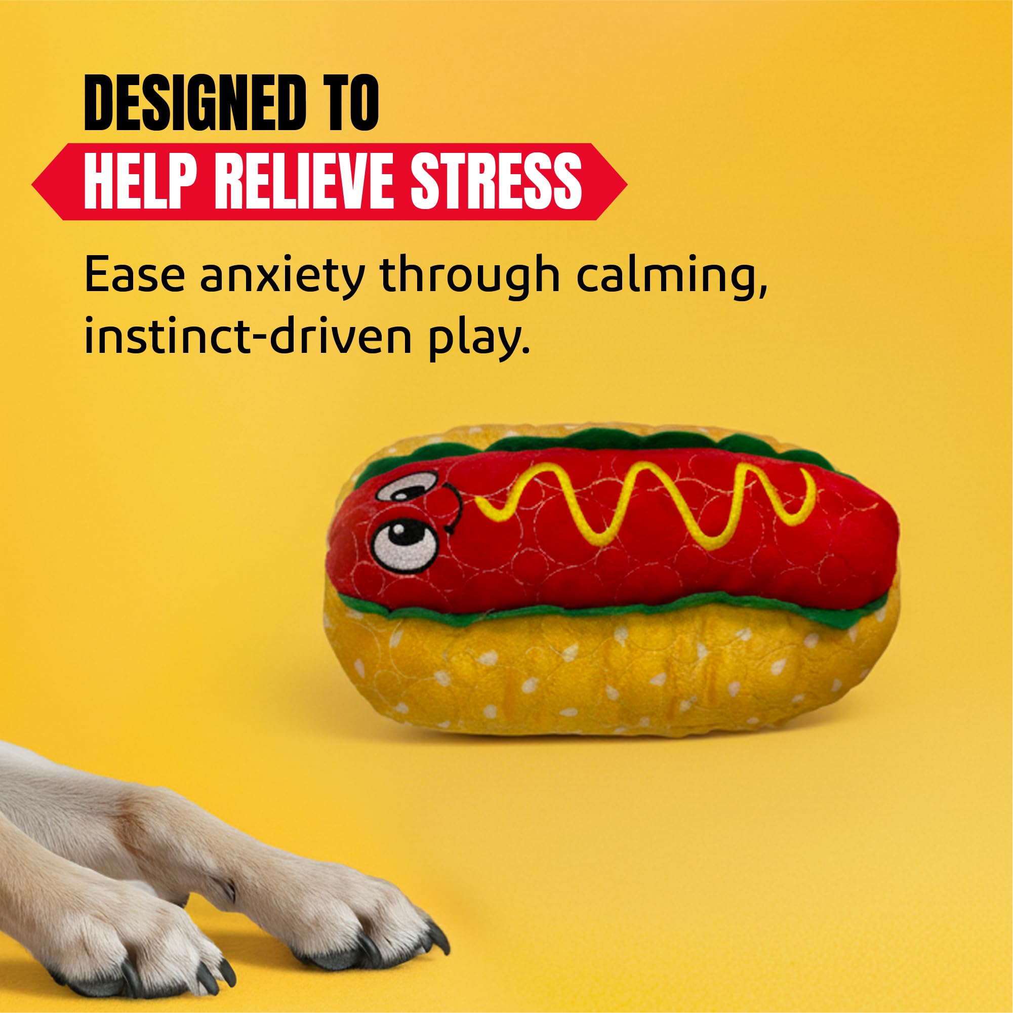 Bite Force – Sifflet intégré pour stimulation de jeu.