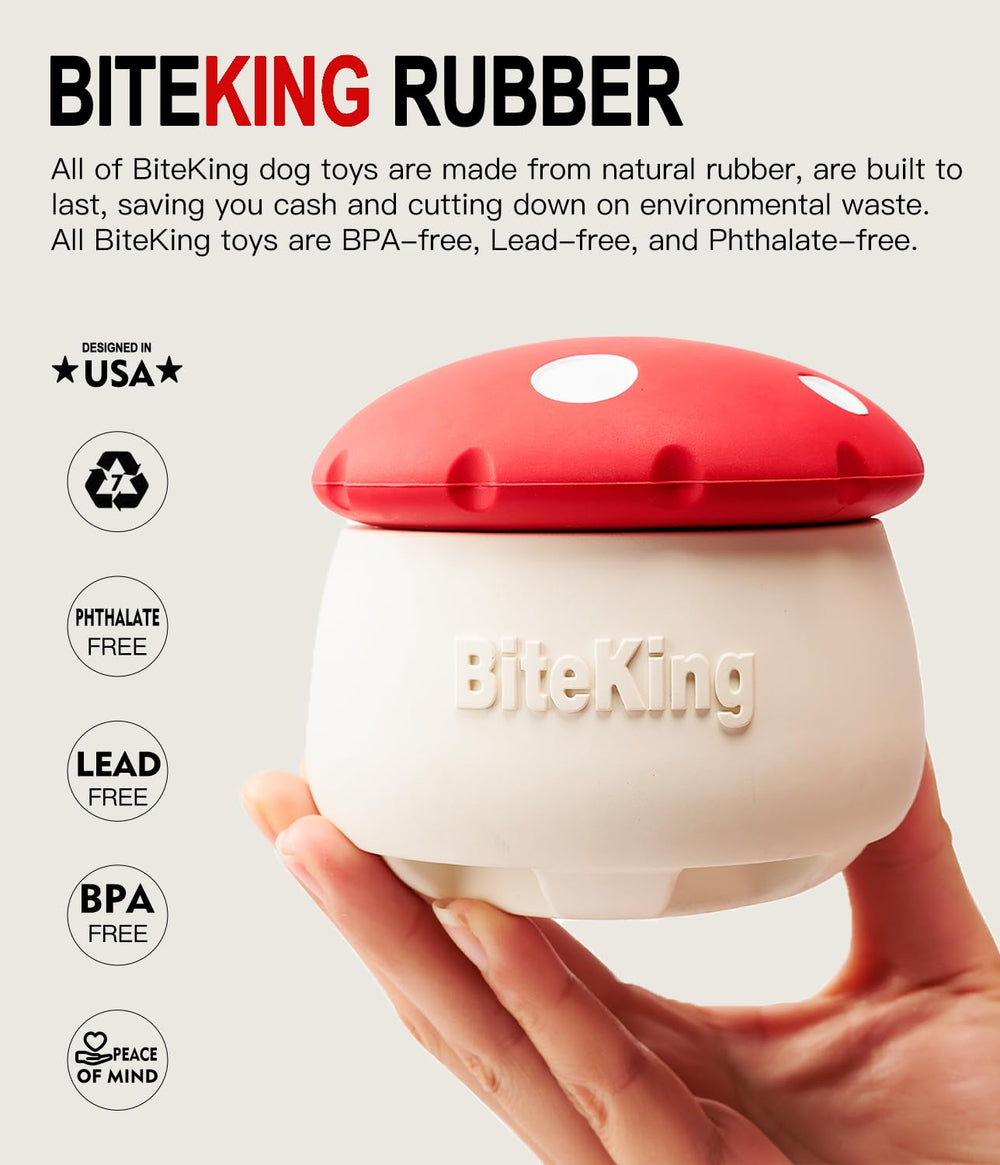 BiteKing ouverture et fermeture à vis du jouet pour remplissage facile.